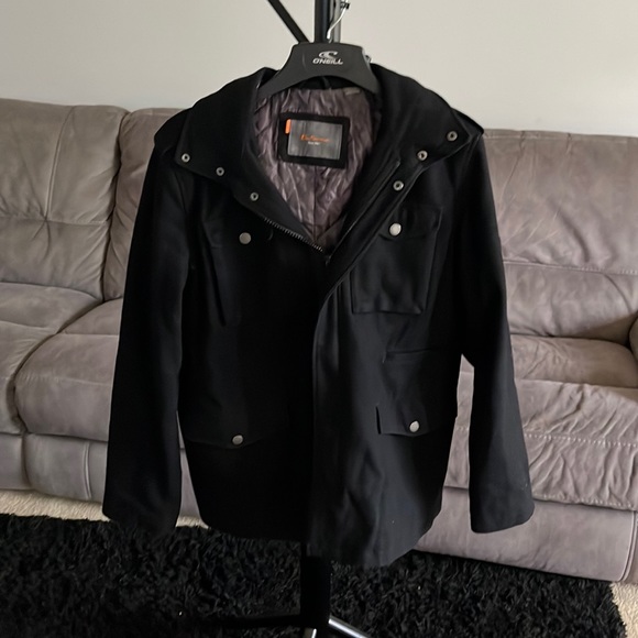 Men’s wool blend peacoat, Ben Sherman brand, size L - Picture 1 of 3